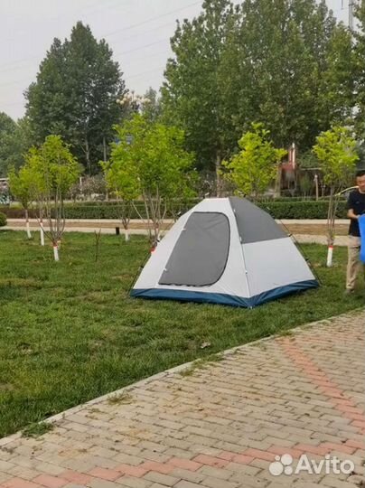 Палатка 3-х местная с прихожей (405х215хh170)