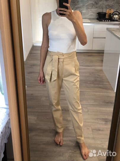 Брюки хлопковые Massimo Dutti
