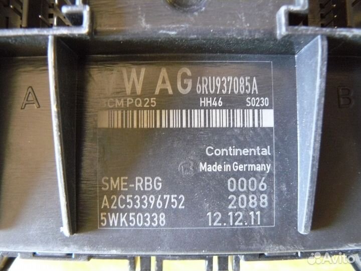 Блок комфорта VW Polo SED Rus