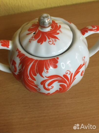 Сахарница фарфор СССР лфз