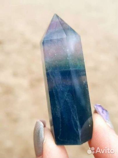 Флюорит радужный Камень Кристалл Генератор