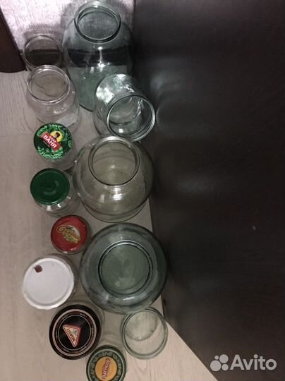 Банки стеклянные разные