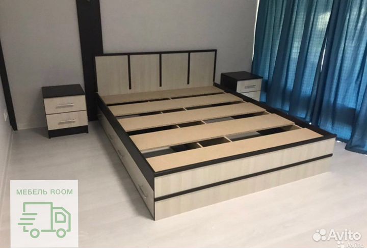 Кровать новая с ящиками