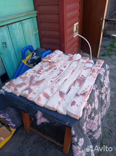 Сало свежее