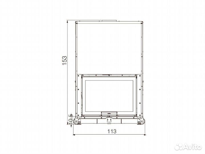 Каминная топка windo 90 N bianco (EdilKamin)