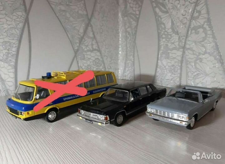 Модели Автолегенды СССР DeAgostini 1:43