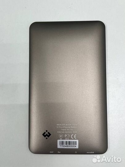 Бк - Электронная книга Wexler T7004