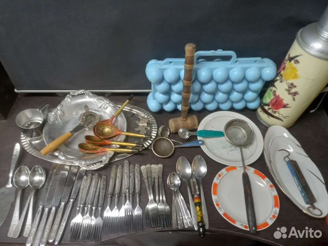 Набор для кухни СССР с корзиной