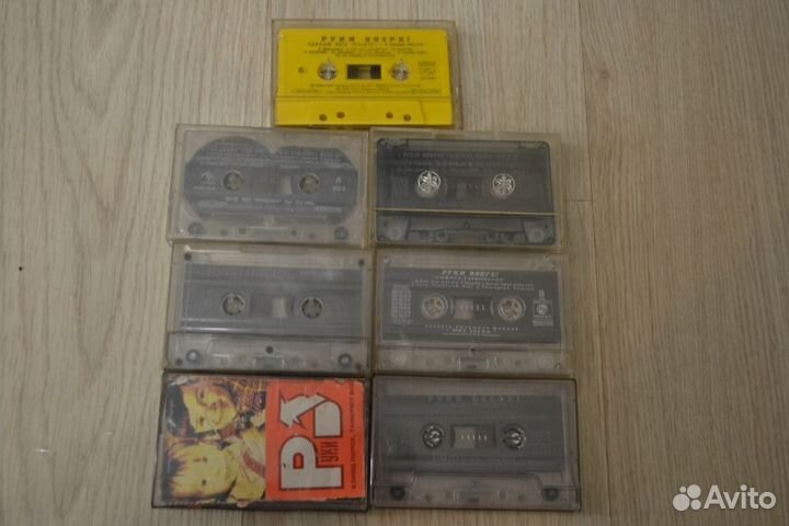 Аудиокассеты поп, рок, зарубежные, руки вверх