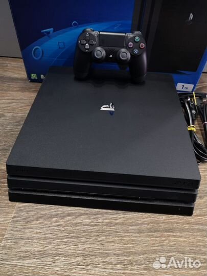 Sony PS4 Pro Black, 3 ревизия, 1Tb