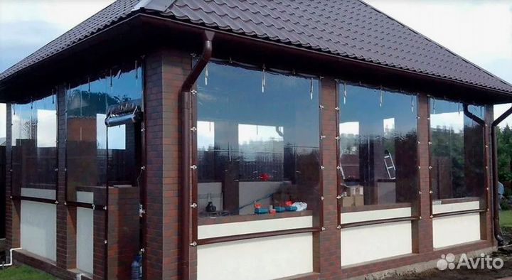 Мягкие окна для террас и беседок