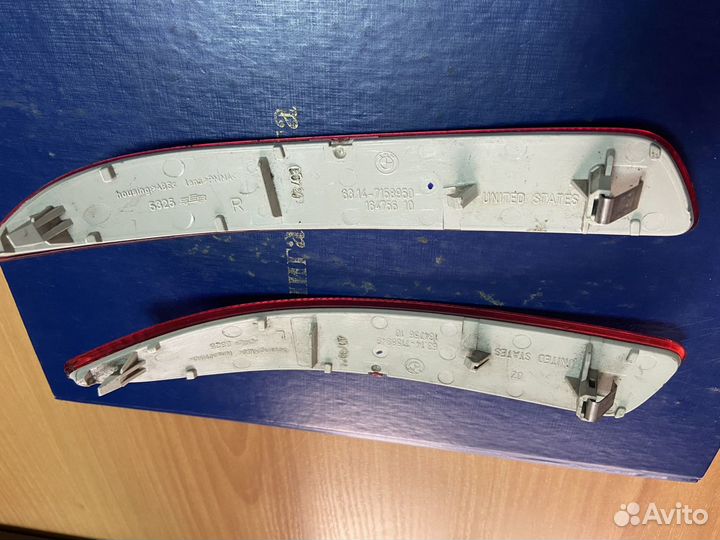 Катафот отражатель BMW X5 E70 заднего бампера