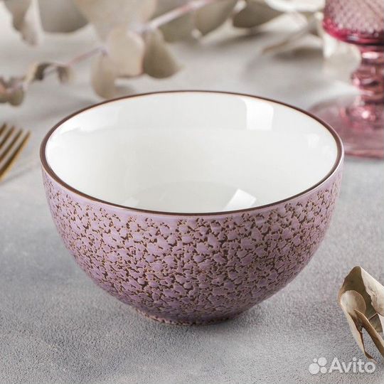 Миска фарфоровая Wilmax Splash, d13 см, 600 мл, цв