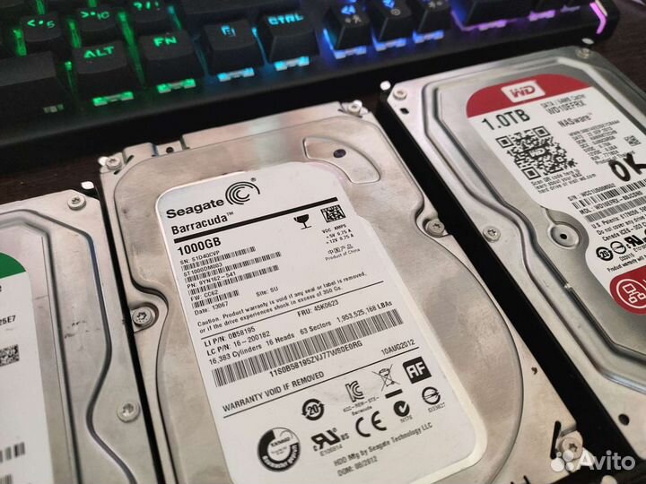 Жесткий диск HDD для пк и видеонаблюдения 1 TB
