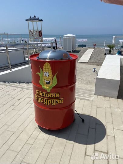 Кукурузоварка бочка прилавок
