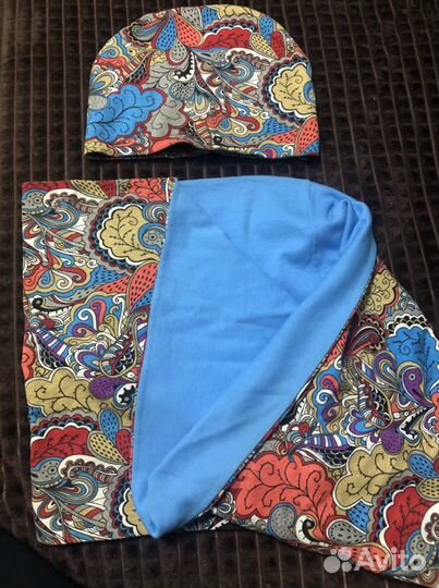 Шапка и снуд двухторонний