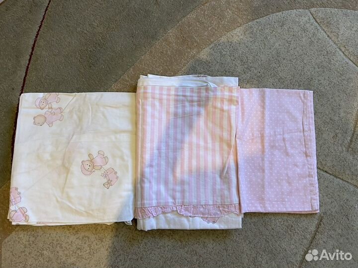 Комплект в кроватку с балдахином