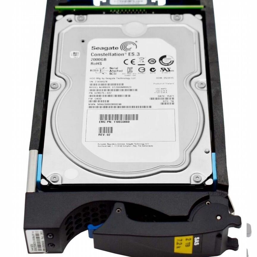 [005049572] Жесткий Диск Emc 118033060 2tb 7200 Sas 3,5" Hdd 005049572