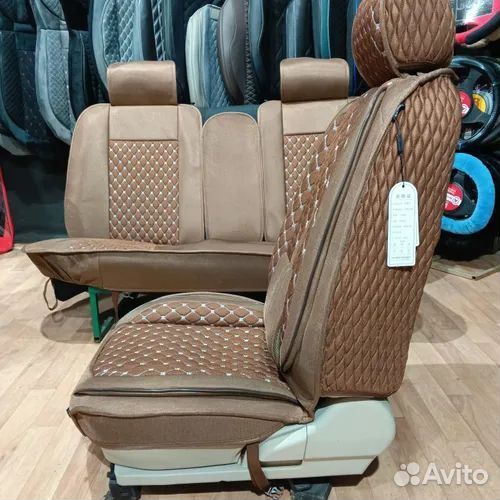 Автомобильные чехлы из Алькантары комплект