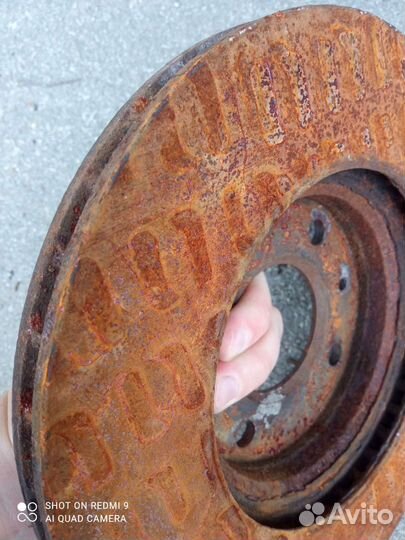 Диски тормозные передние rio/solaris