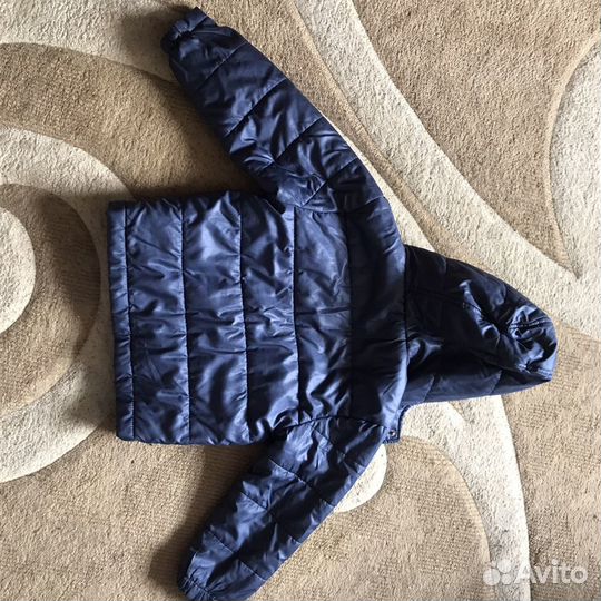 Куртка синяя демисезонная для мальчика 110