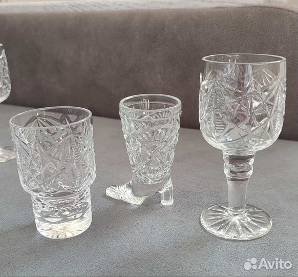 Хрустальные рюмки