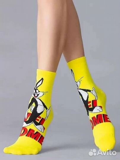 Носки в подарочной банке женские