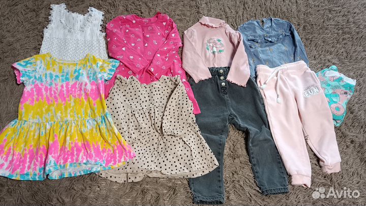 Вещи пакетом для девочки 92