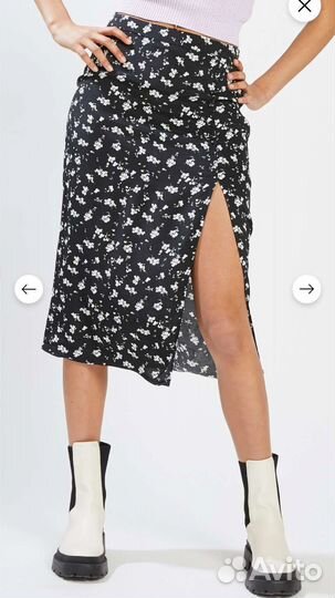 Юбка с разрезом