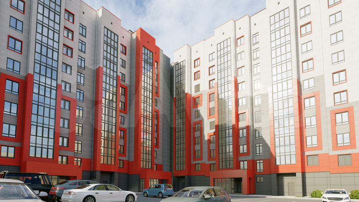 1-к. квартира, 42 м², 2/9 эт.
