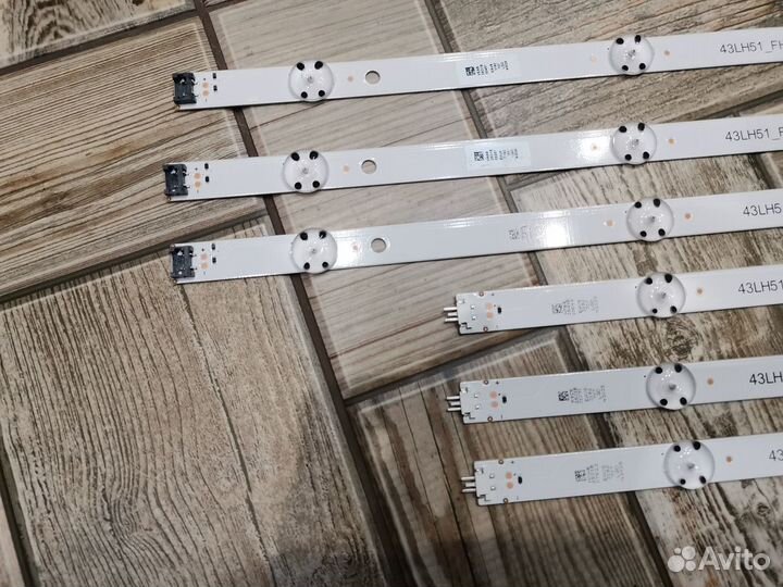 Новая подсветка 43LH51 FHD (7 светодиодов)