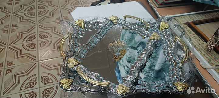 Поднос Хромированный Германия