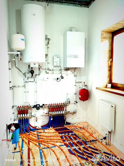 Монтаж отопления,водоснабжения, дымоходов