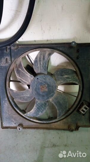 Рено сценик 1 дифузор с вентилятором