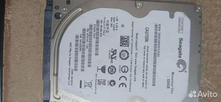 Жесткий диск для ноутбука 250gb, 320gb, 1Tb