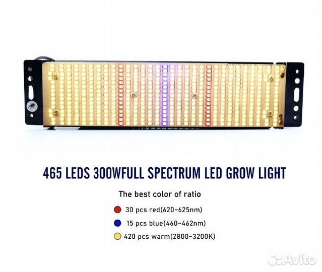 Фитолампа 300 ват полный спектр