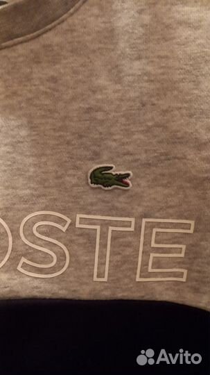 Детская тёплая толстовка Lacoste sport из флиса