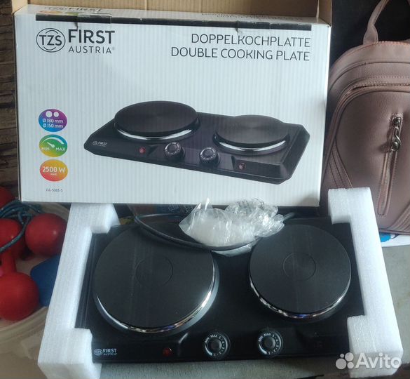 Электрическая плитка две комфорки