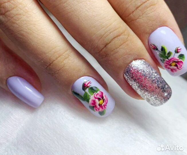 Наращивание ногтей,маникюр,педикюр