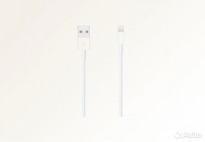 Кабель Apple USB-A - Lightning Cable 1.0m (Белый)