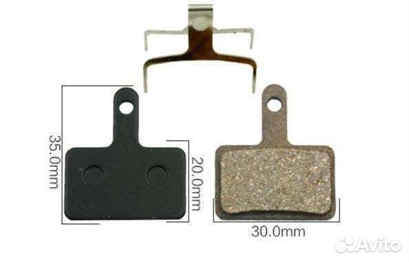 Тормозные колодки. Аналог Shimano B01S