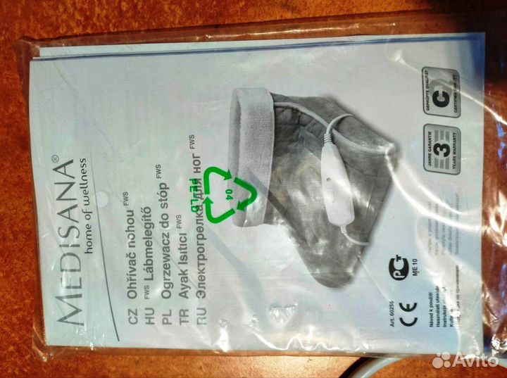 Электрогрелка для ног Medisana FWS 60256