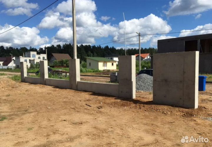 Опалубка для фундамента и монолитных заборов