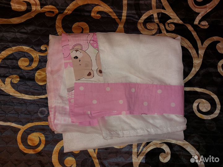 Бортики и балдахин в кроватку