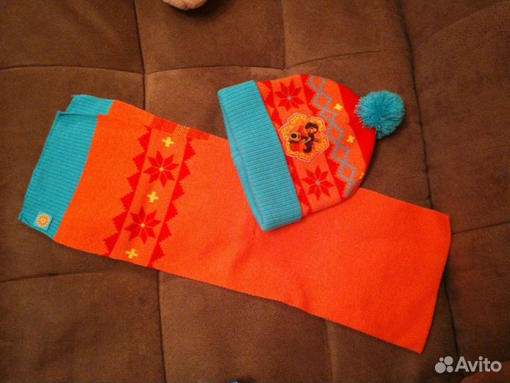 Комплект шапка, шарф