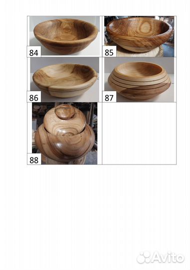 Деревянная посуда - ручная работа. В наличии