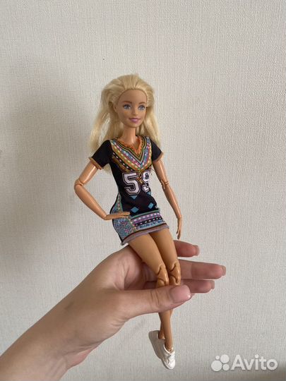 Кукла barbie шарнирная