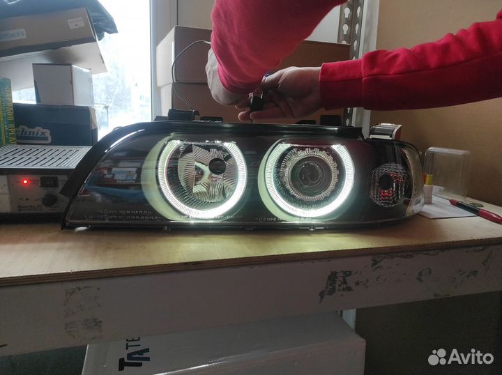 В наличии Фары BMW E39 дорест с глазками бмв е39