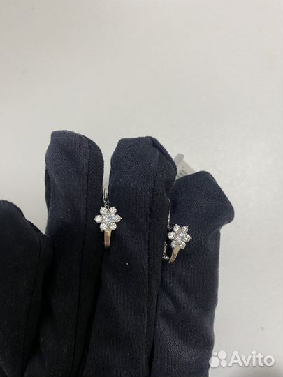 Серьги серебро 925