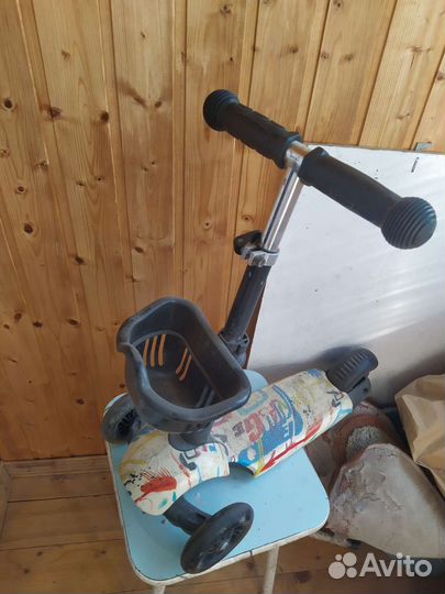 Самокат детский трехколесный бу